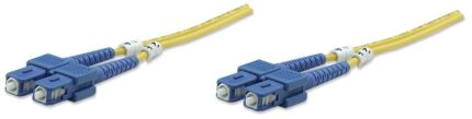 INTELLINET LWL Anschlusskabel SC/SC 1m Singlemode OS2 gelb