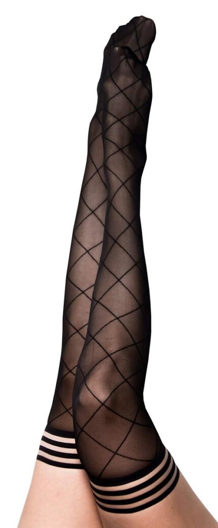 Anna - Thigh High - A - Black