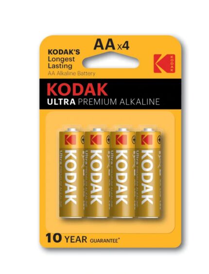 Kodak Ultra LR6 AA Alkaline Batteries 4 Pack