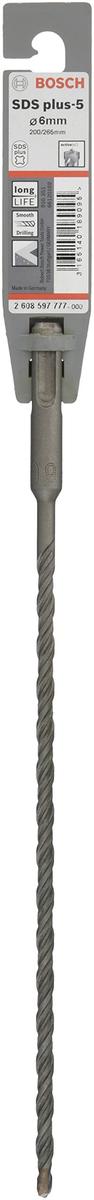 BOSCH WIERTO SDS PLUS 6 x 260mm PLUS-5