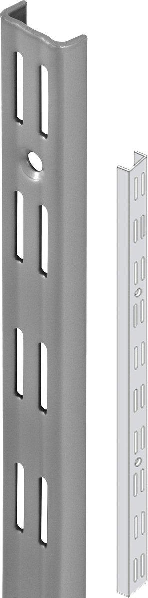 WALL UPRIGHT. DOUBLE SLOT 995 MM GREY