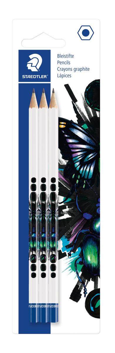 STAEDTLER Bleistift cool & cute HB 3er-Set retail