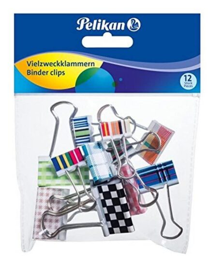 Pelikan Vielzweckklammer sort. 12Stk versch. Gren