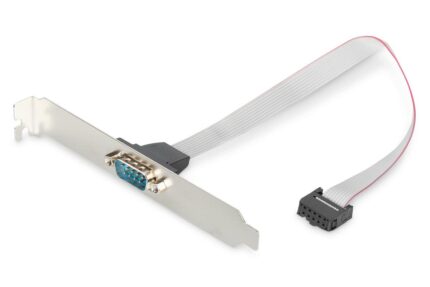 DIGITUS Slot bracket adapter cable - DSUB (9-pin)/socket connector (10-pin) - 25 cm