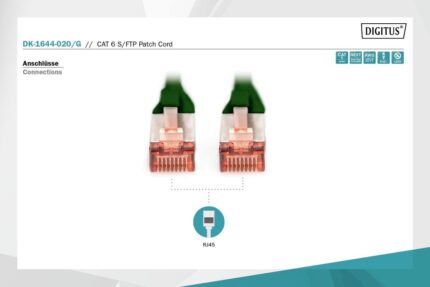 DIGITUS Professional patch cable - RJ45 - 2 m