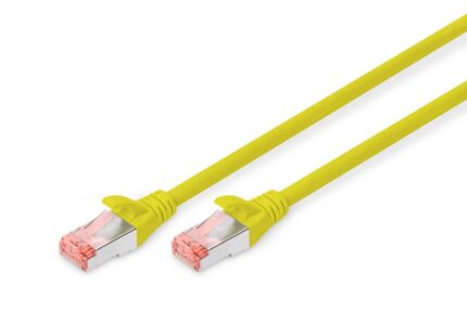 DIGITUS Patch Cable - patch cable - 3 m - yellow, RAL 1018