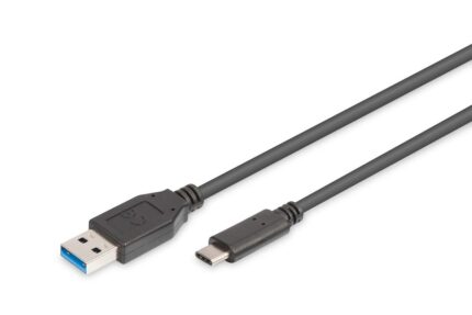 DIGITUS USB Type-C Cable 1m Type C-A 5GB AK-300136-010-S