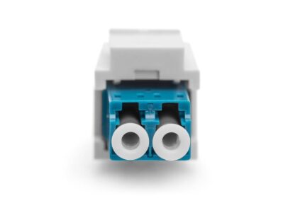 DIGITUS Fiber optic LC/LC duplex coupler, Singlemode, Keystone module