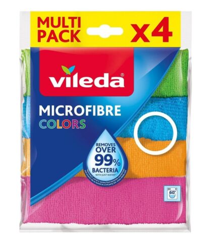 Cleaning Clothes Vileda Microfiber Colors 4 pc(s)