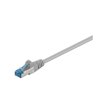 Patch-Kabel CAT6a 0,5m grau S/FTP 2xRJ45, LSOH, CU