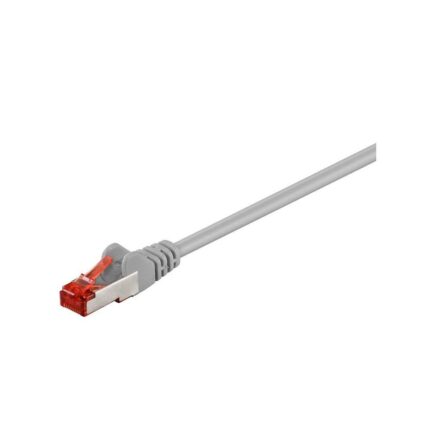 Patch-Kabel CAT6 1,5m grau S/FTP 2xRJ45, PVC, CCA