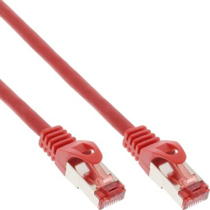 InLine Patchkabel Cat.6, S/FTP (PiMf), 250MHz, rot - 3m