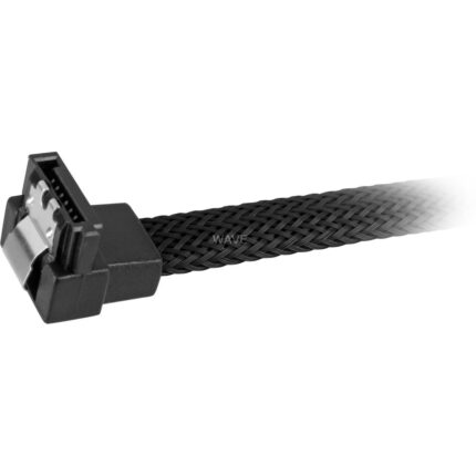 Sharkoon Kabel SATA III 90 sleeve 0,60m wei