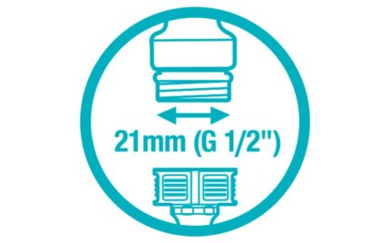 Gardena Hahnverbinder 21mm (G 1/2")