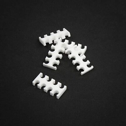 King Mod Service 8-Slot Kabelkamm 3mm klein - wei - 5er Set