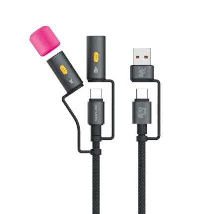 4smarts 541060 USB cable USB 2.0 1 m USB C Black, Grey