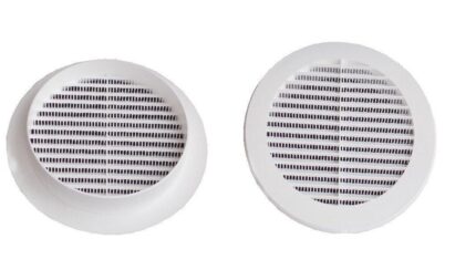 GRILLE VENTILATION D100 WHITE