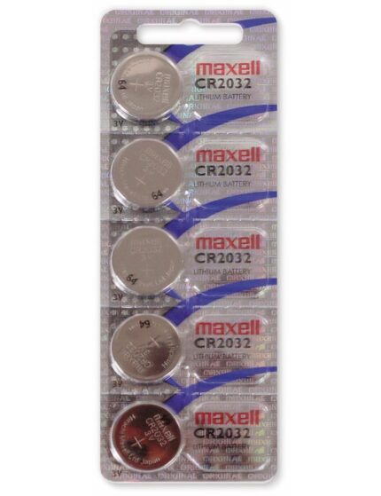 Maxell - lithium, button battery, CR2032, 3V