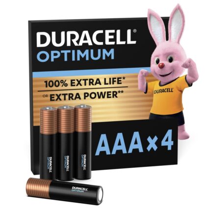 DURACELL ALKALINE OPTIMUM 4 PZ. AAA MINISTILO