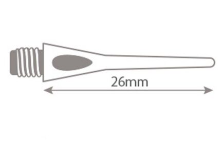 Darts spare softips HARROWS DIMPLE 2BA 100pcs