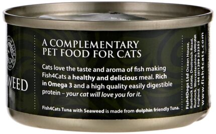 FISH4CATS Tuna fillet with seaweed - wet cat food - 70g