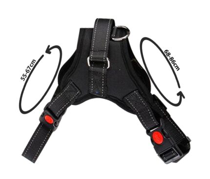 Pressure-free dog harness L