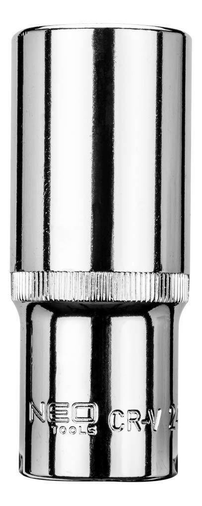Neo Tools 08-474 Hex Socket 1/2 Inch 24 mm Long 77 mm