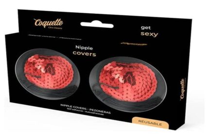 COQUETTE CHIC DESIRE - NIPPLE COVERS RED