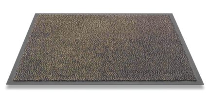 Doormat MARS 549 017, 60 x 40 cm, brown, 100% polypropylene