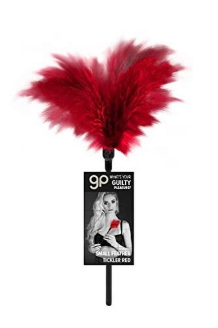 Feather Tickler Guilty Pleasure Red 1.3 cm Diameter