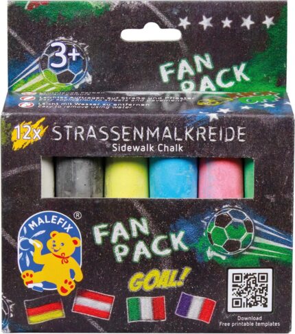 MALEFIX Stra~A"Yenkreide 12er Packung Fan Pack